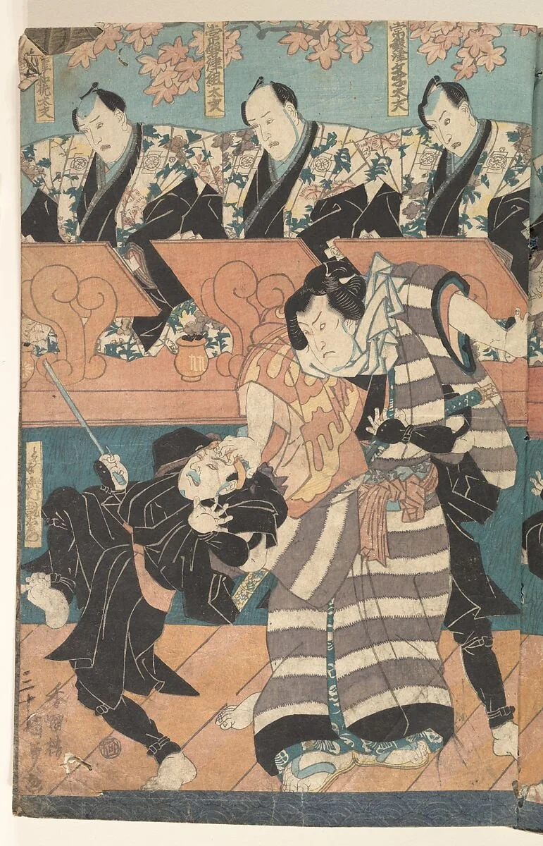 Untitled, by Utagawa Kuniyoshi, ink, 1832