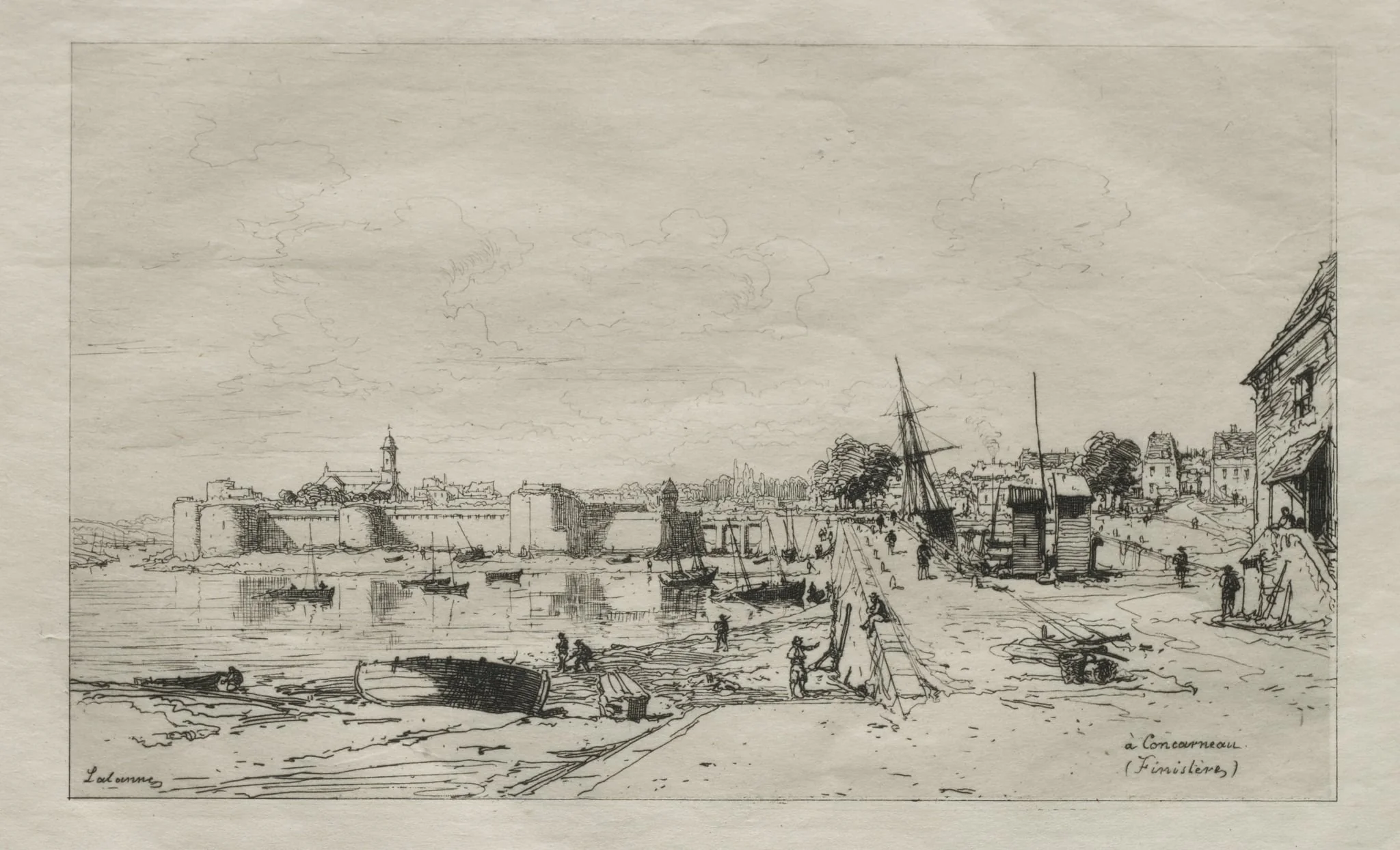 À Concarneau (Finistère)