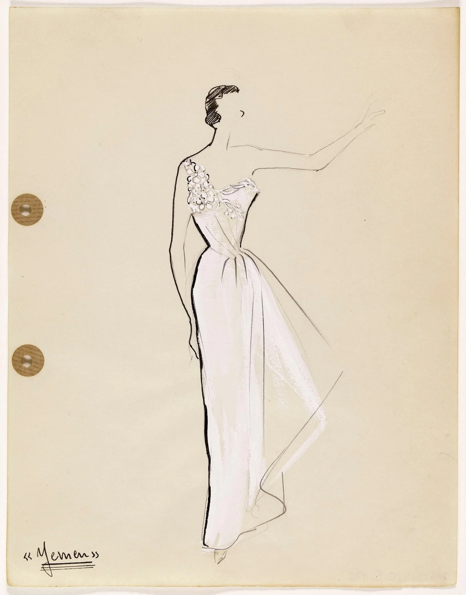 'Yemen', by Carven, 1949