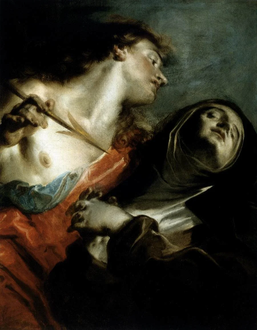 The Ecstasy of Saint Theresa, by Giuseppe Bazzani, oil, 1750