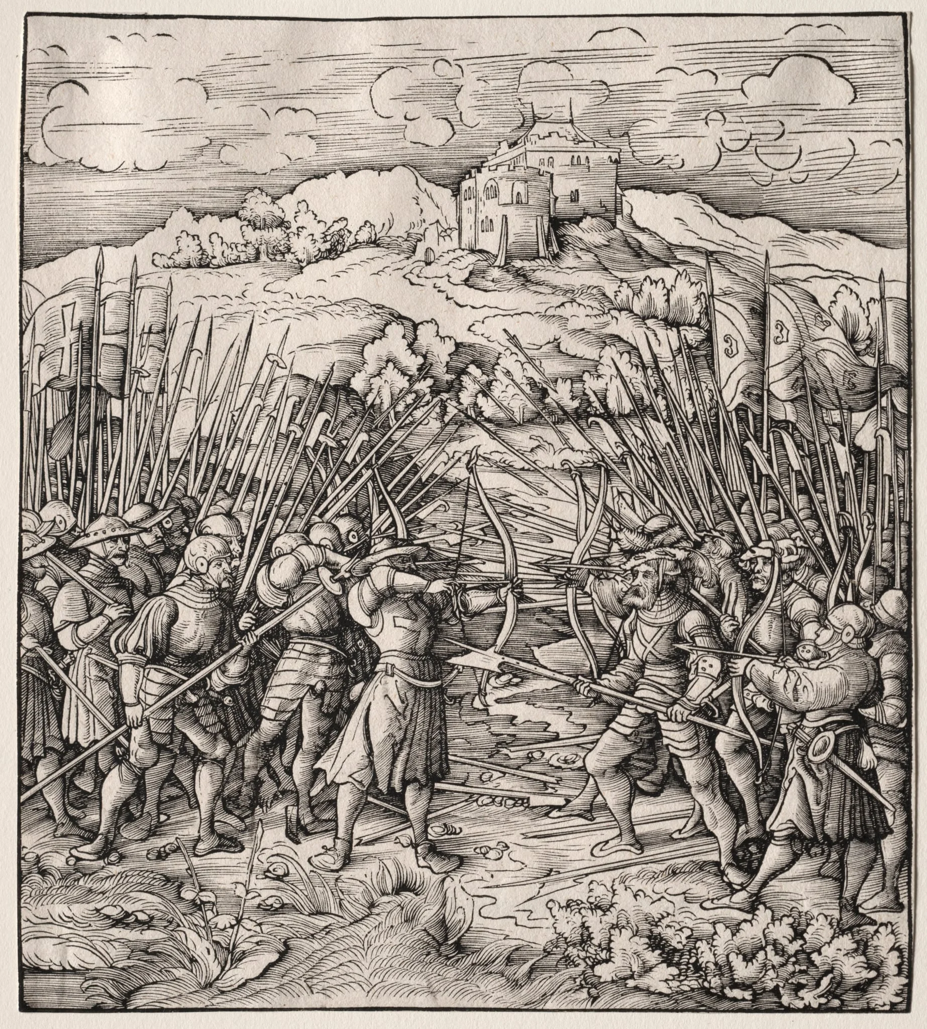 The Battle Against the Blue Company, by Leonhard Beck, 1515