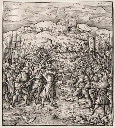 The Battle Against the Blue Company