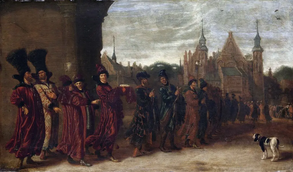 Russian ambassadors at the Binnenhof in The Hague
