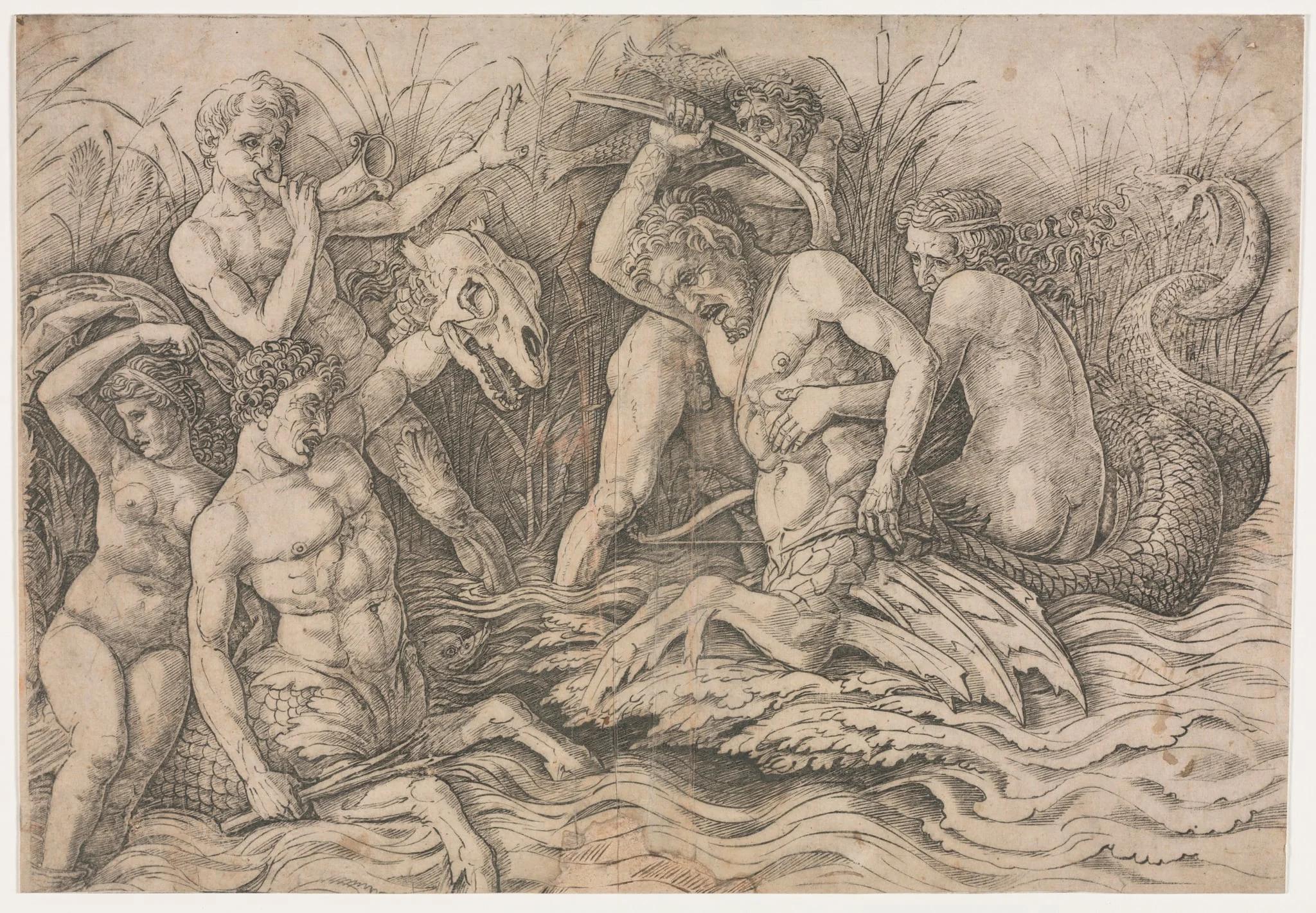 Battle of the Sea Gods - right portion
