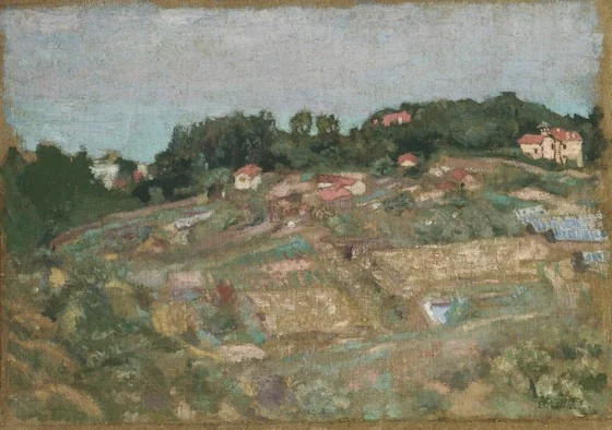 Landscape at Vaucresson, by Édouard Vuillard, unspecified, 1900