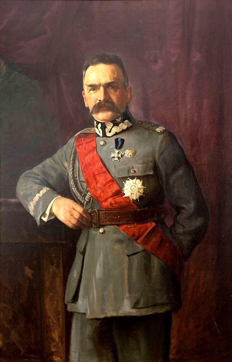 Portret Józefa Piłsudskiego, by Casimir Markievicz, oil, 1924