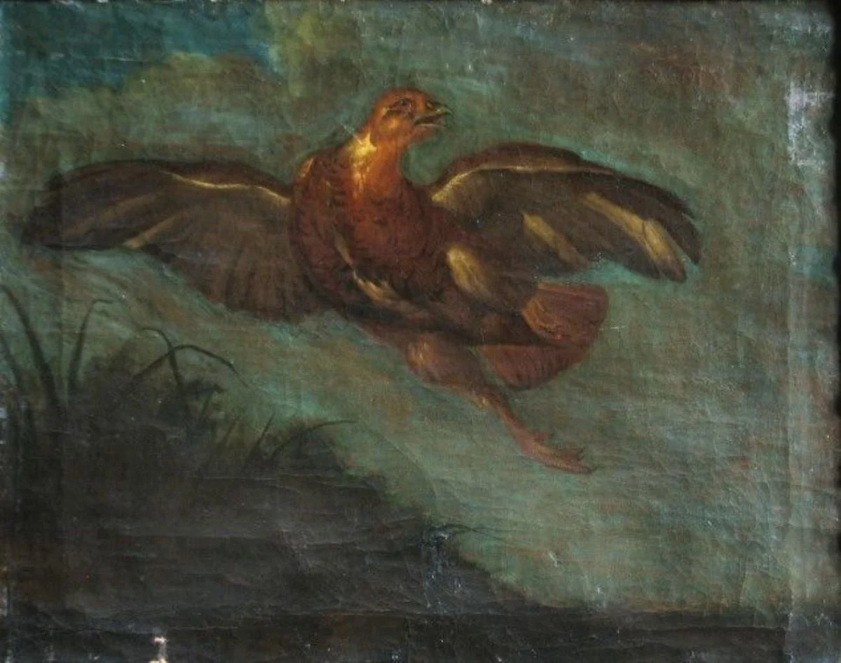 Potârniche zburând ; pandant: Potârnichi speriate