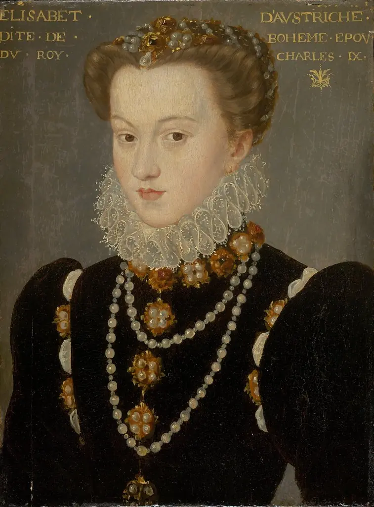 Portrait of Elizabeth of Austria, Wife of King Charles IX of France