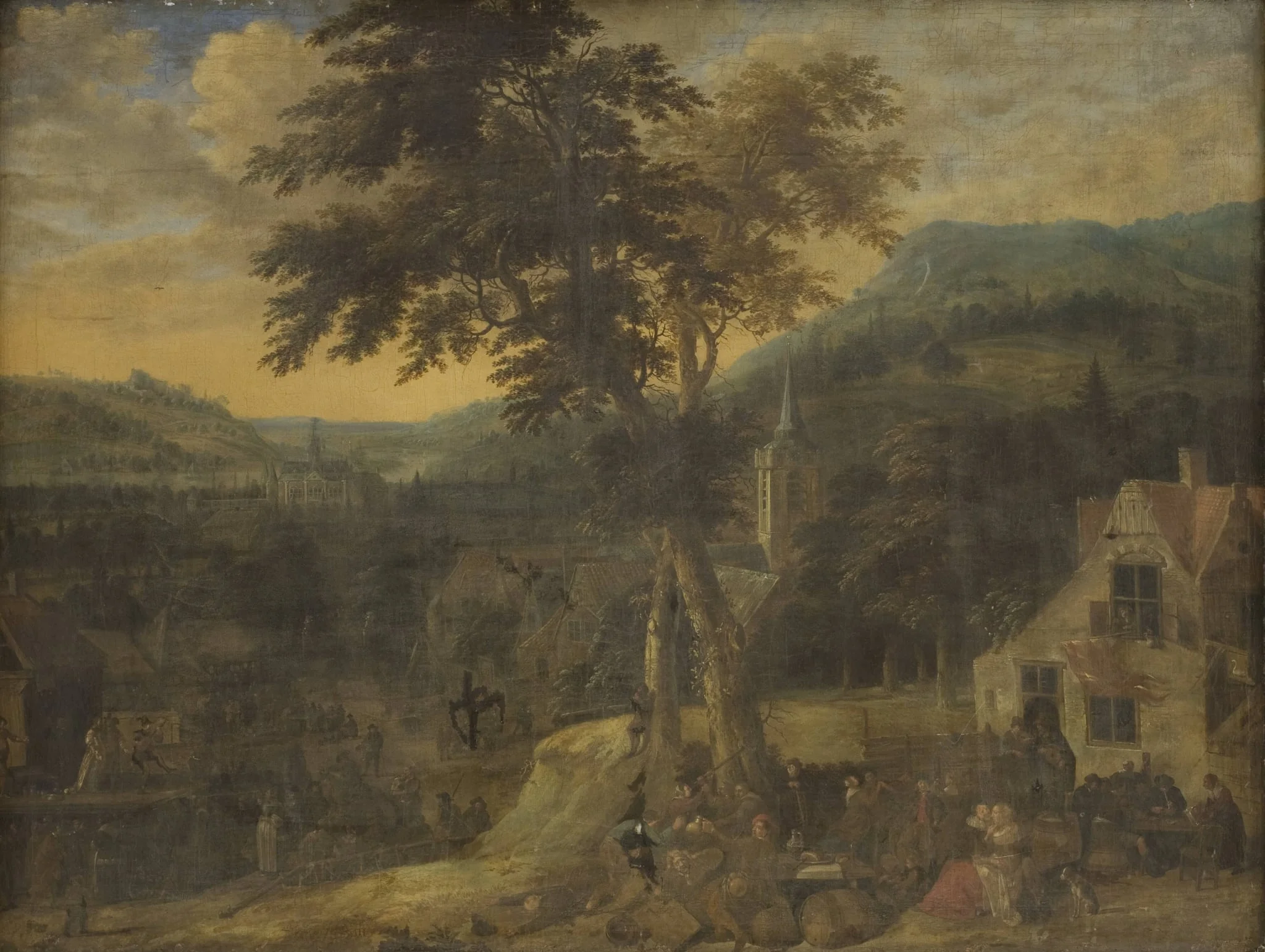 A Village Celebration, by Unknown, 1650