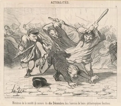 Membres de la société de secours du Dix-Décembre ...