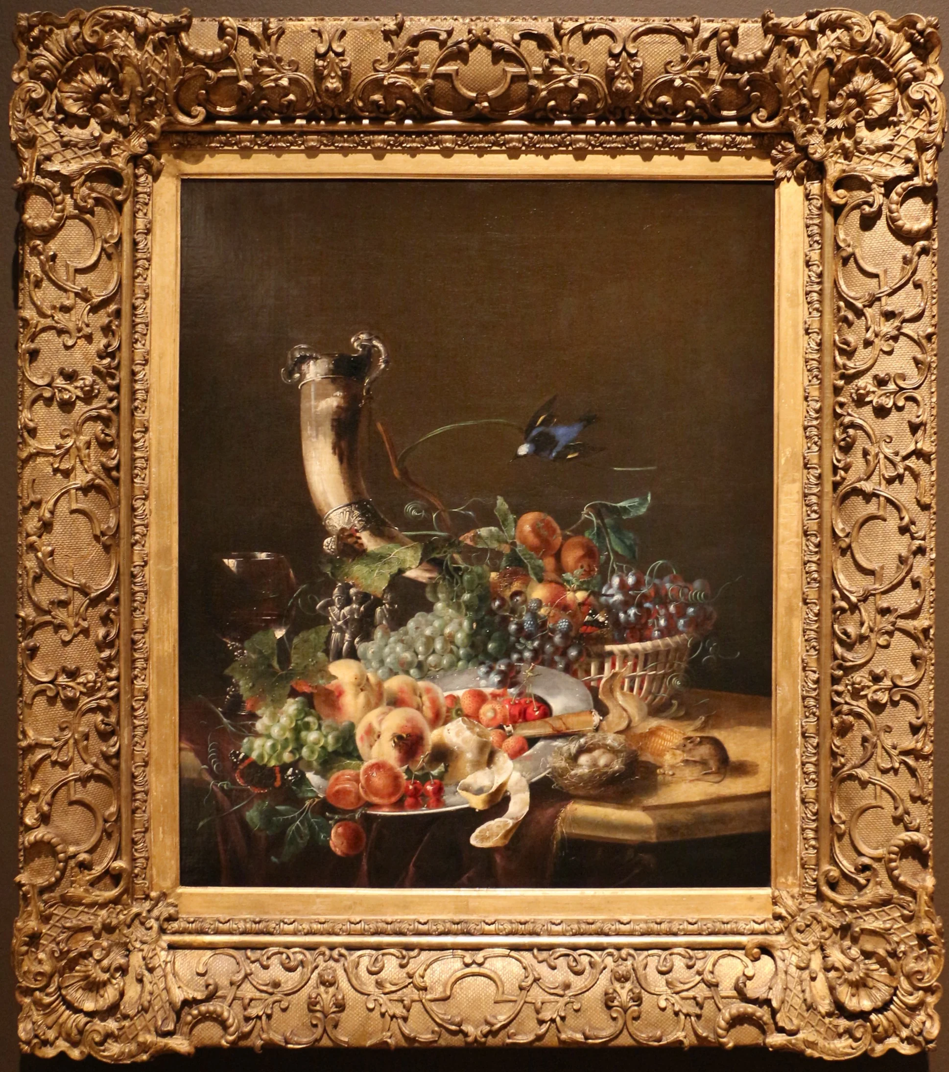 Fruits, by Cornelis de Heem, unspecified, 1673