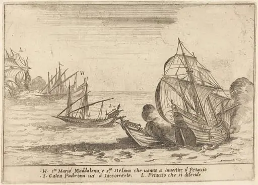 Boarding of the Petaccio
