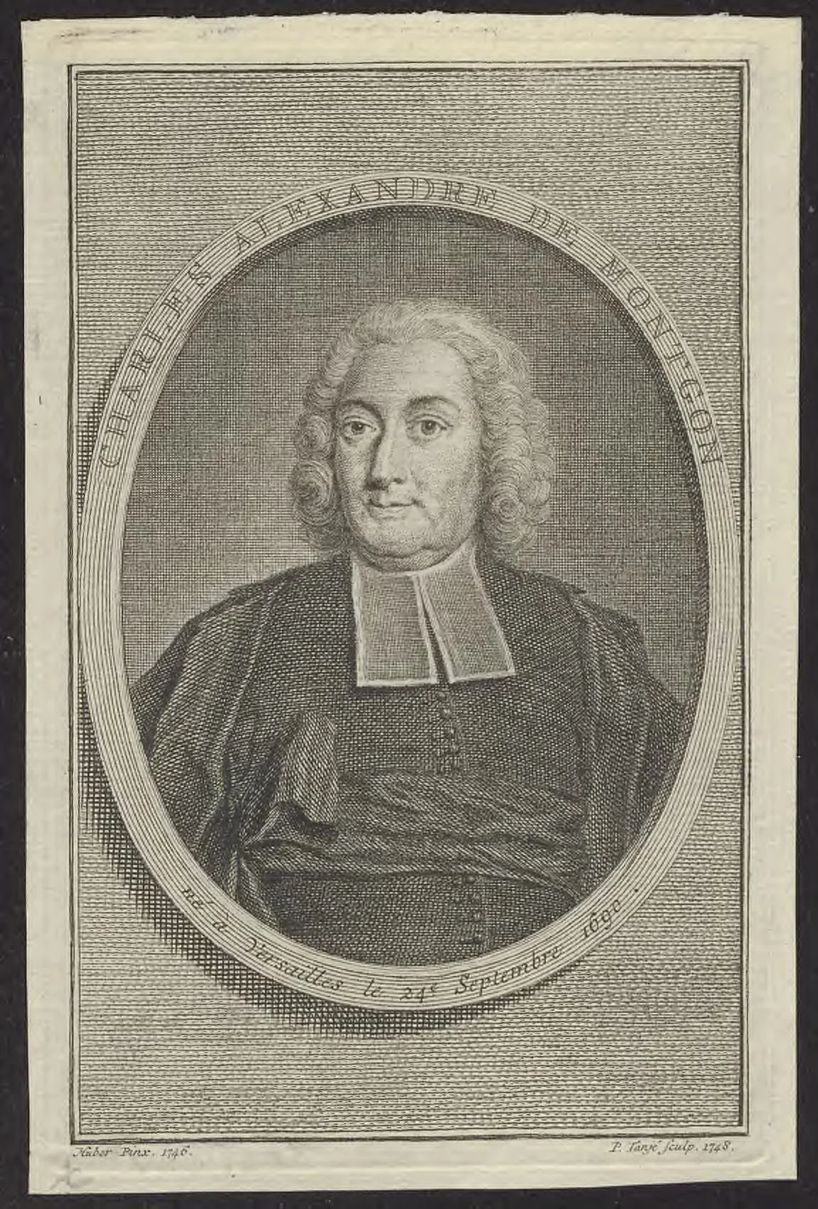 Portrait of Charles Alexandre de Montgon, by Pieter, Tanjé, unspecified, 1748