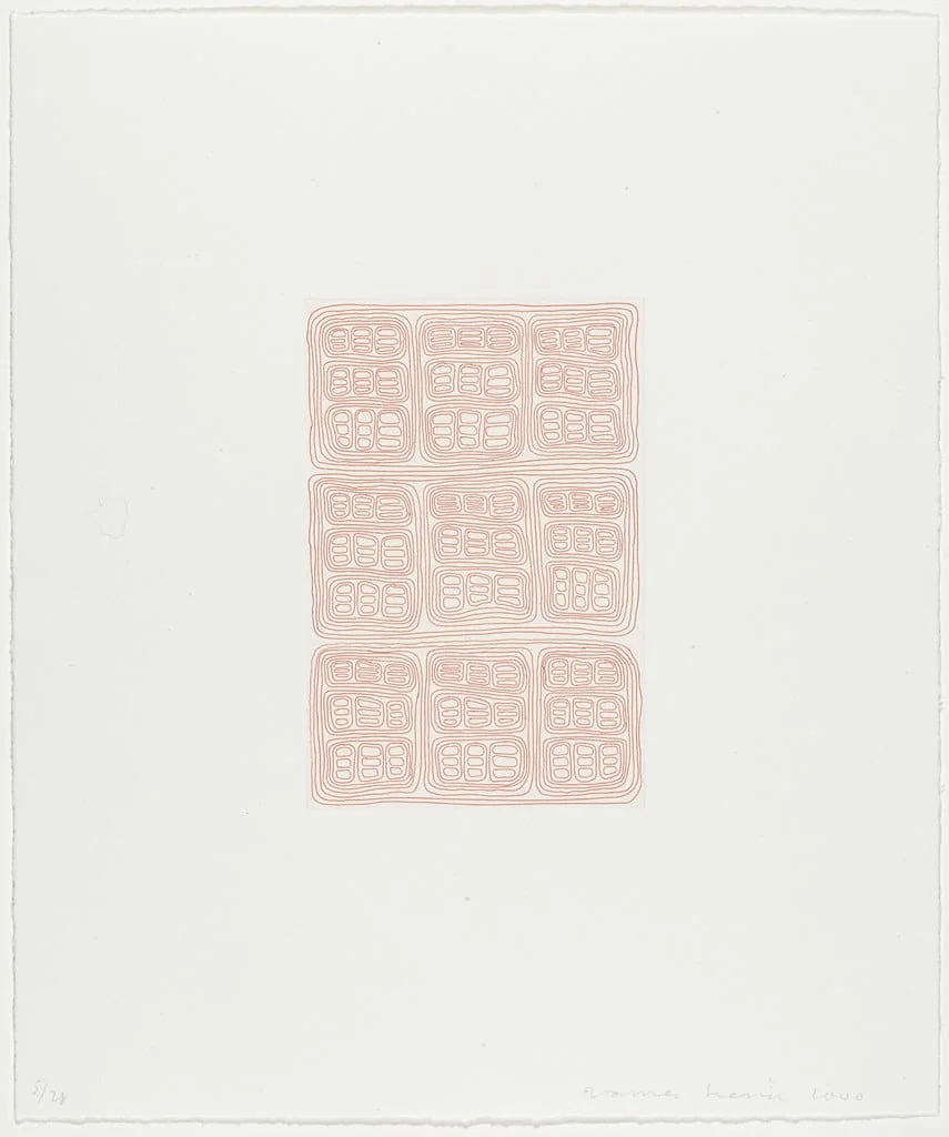 Untitled, by James Siena, ink, 2000