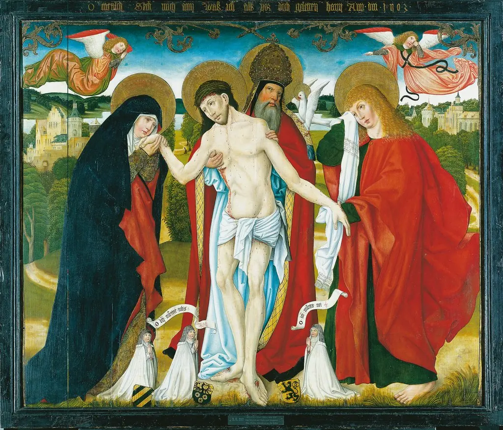 The Holy Trinity with the Virgin Mary and St John the Evangelist
