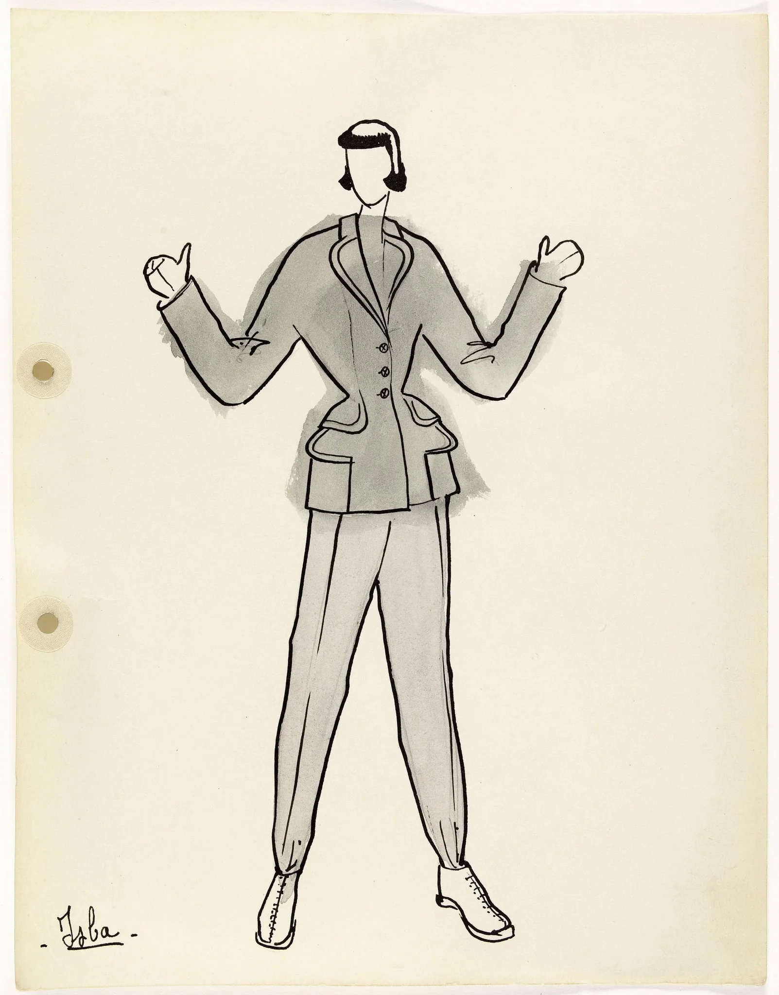 'Isba', by Carven, 1949