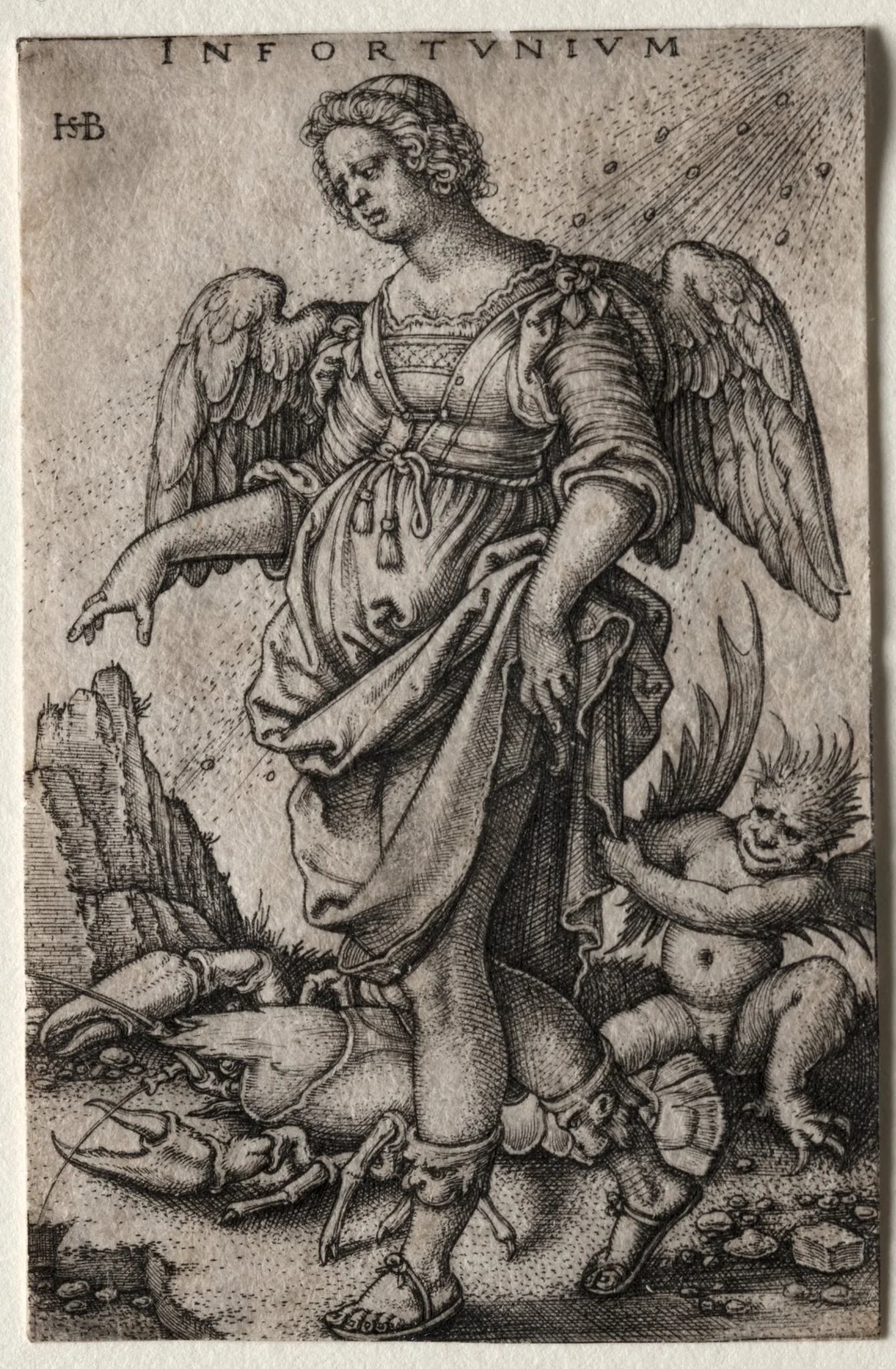 Misfortune, by Sebald Beham, 1541