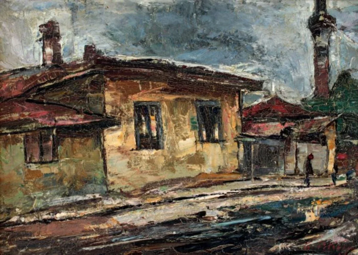 Casă la Silistra, by Gheorghe Petrașcu, unspecified, 1931