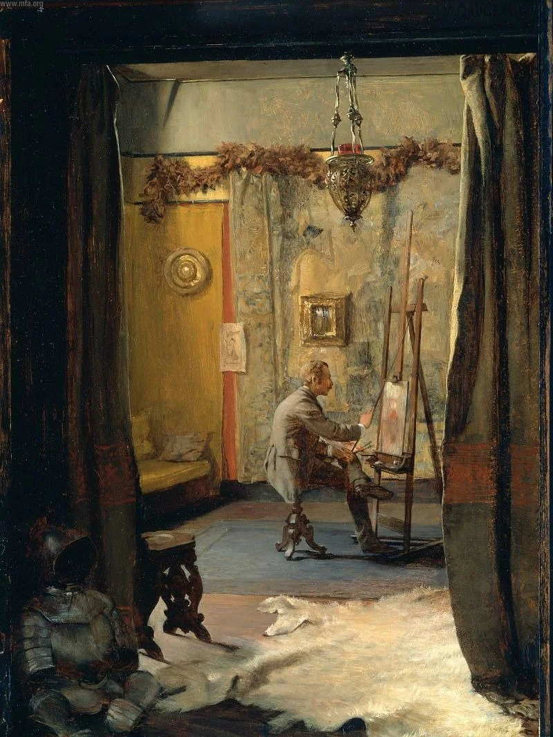 His Studio