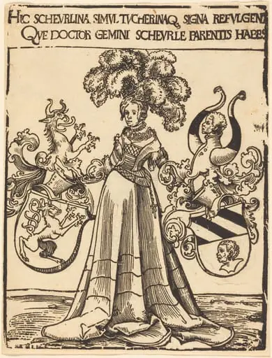 Bookplate of Scheurl and Tucher
