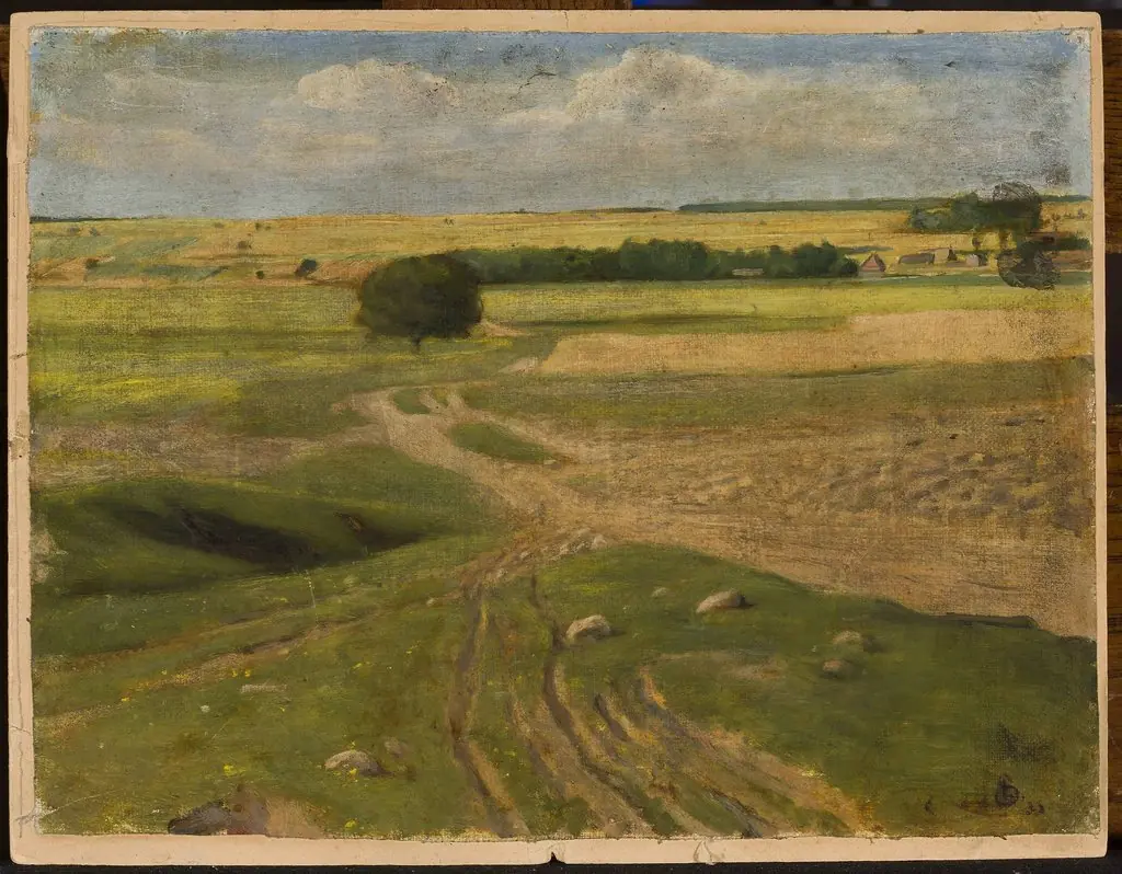 Landscape of fields