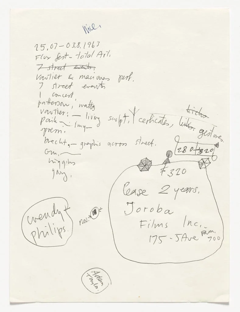 Untitled, by George Maciunas, 1964