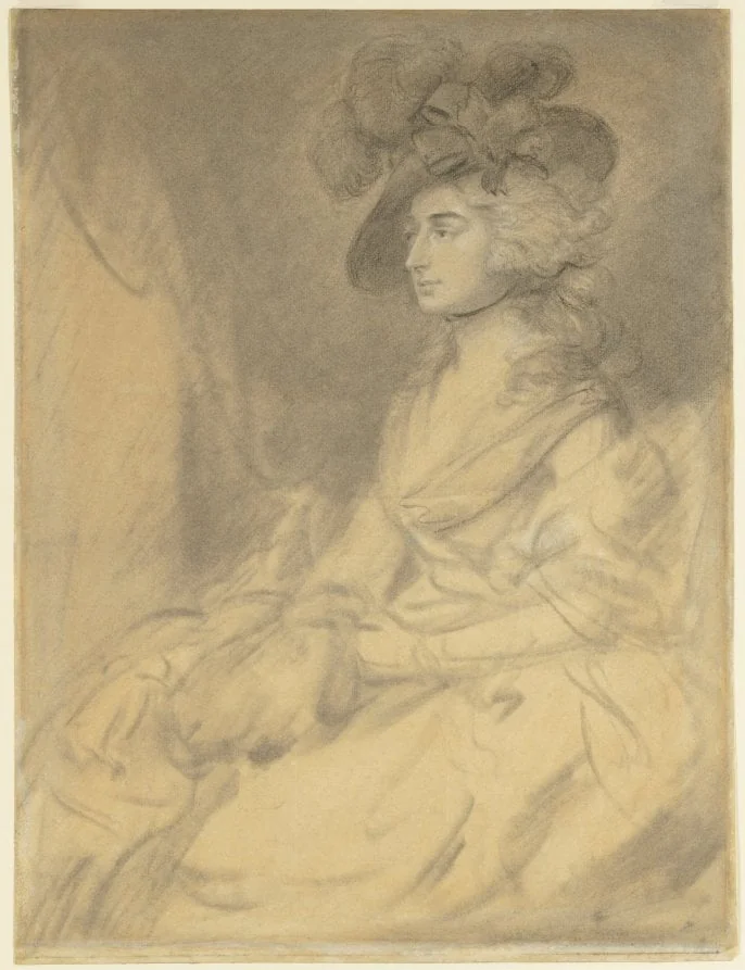 Mrs. Sarah Siddons, by Thomas Gainsborough, 1785
