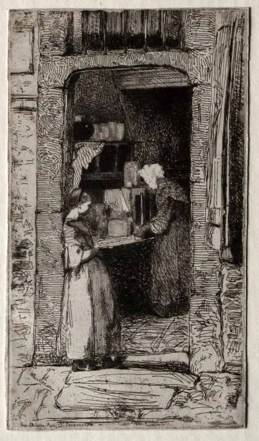 La Marchande de Moutarde, by James McNeill Whistler, 1858