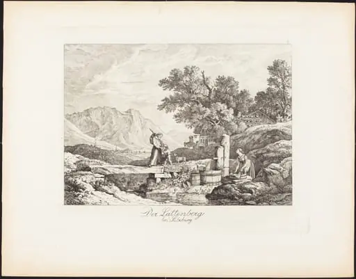 Der Lattenberg bei Salzburg (The Lattenberg near Salzburg)