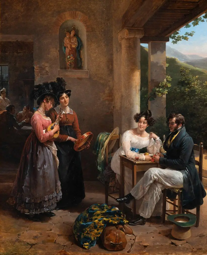 Self-Portrait of the Artist and Her Husband on Their Wedding Trip