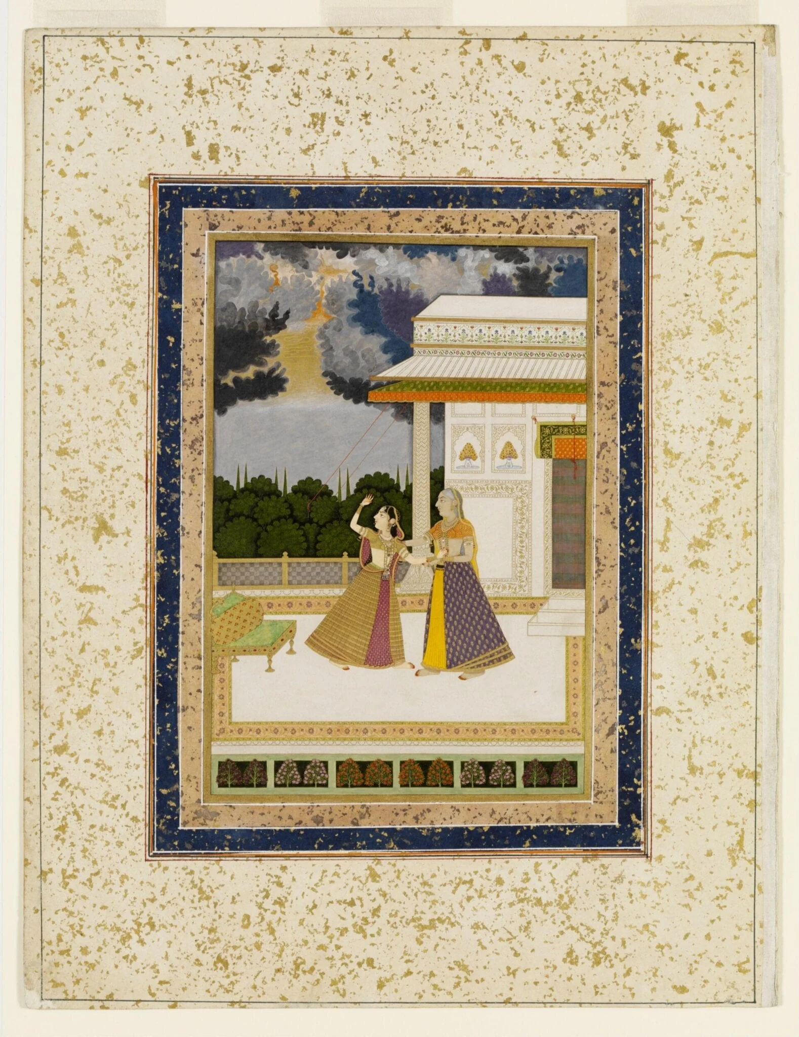 Madhumadhavi Ragini, by Unknown, paint, 1760