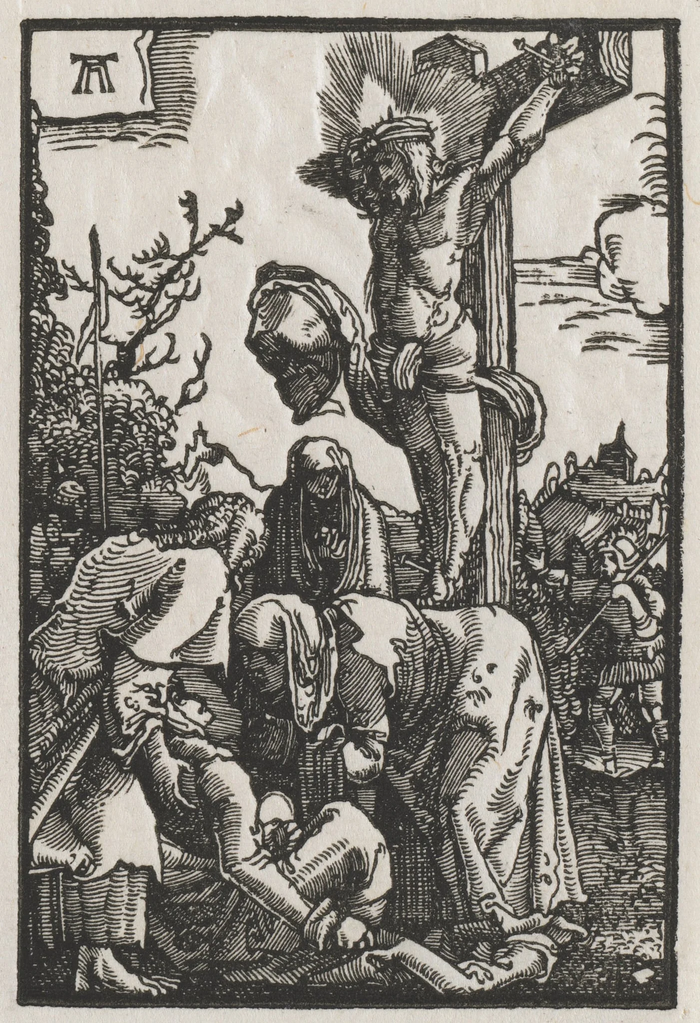 The Fall and Redemption of Man:  Christ on the Cross, by Albrecht Altdorfer, 1515