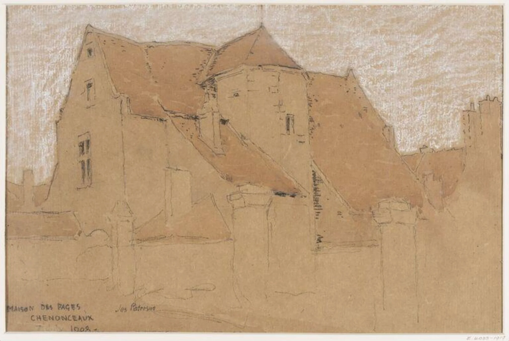 Maison des Pages, Chenonceaux, 1908