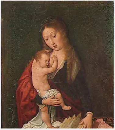 The Virgin and Child with a Book