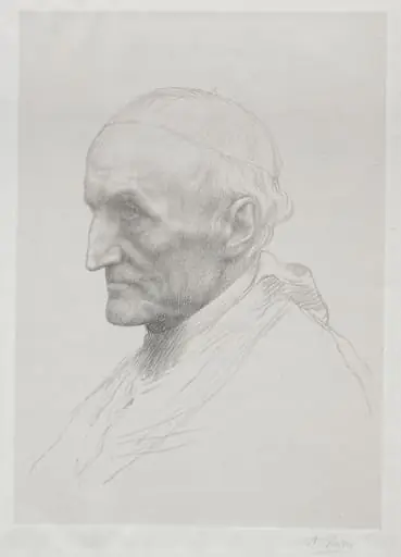 Portrait of Cardinal Manning (2nd Plate)