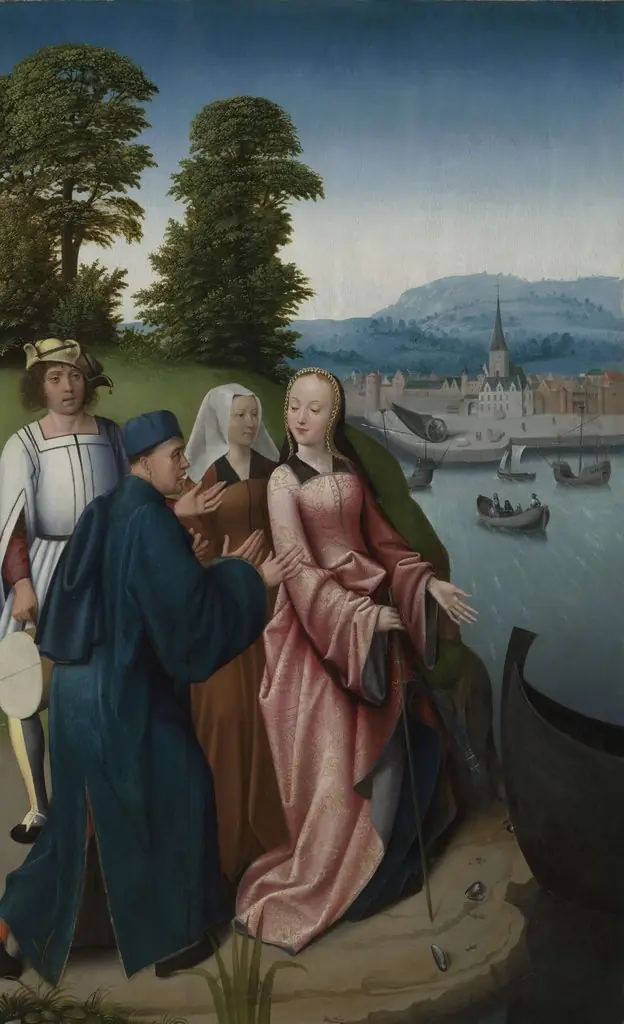 Dymphna and her Companions about to Embark