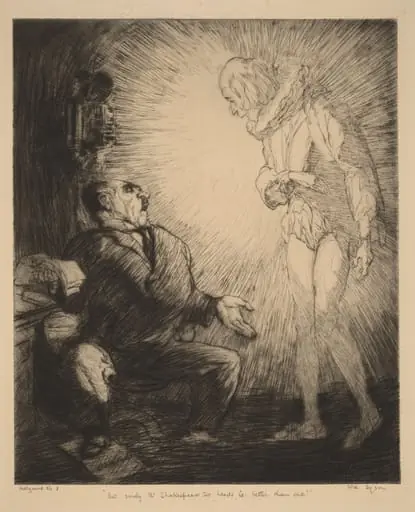 "But surely, Mr. Shakespeare, two heads is better than one"