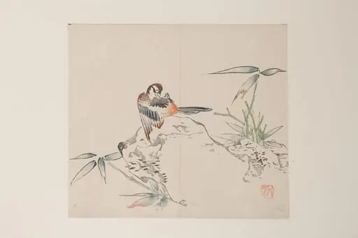 明   十竹齋書畫譜   四開|Leaf from the Ten Bamboo Studio Manual of Painting and Calligraphy
