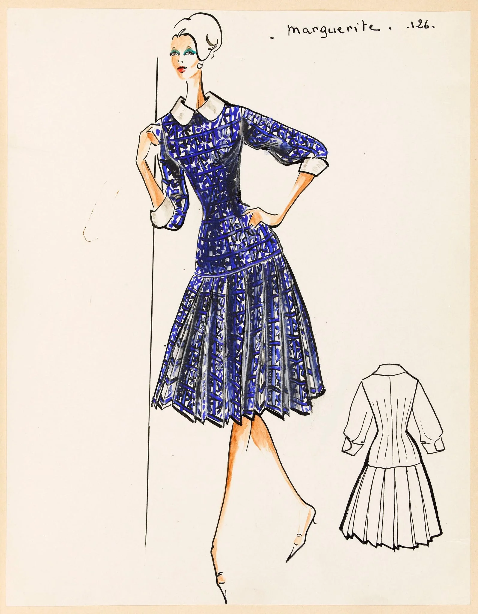 Marguerite, by Marie-Louise Carven, 1959