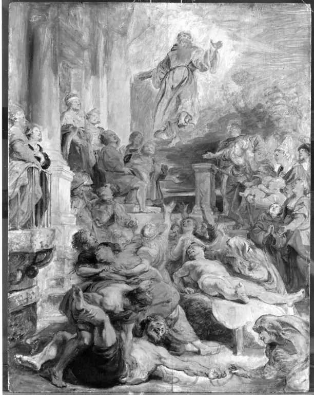 Miracles of St. Francis of Paola (Sketch)