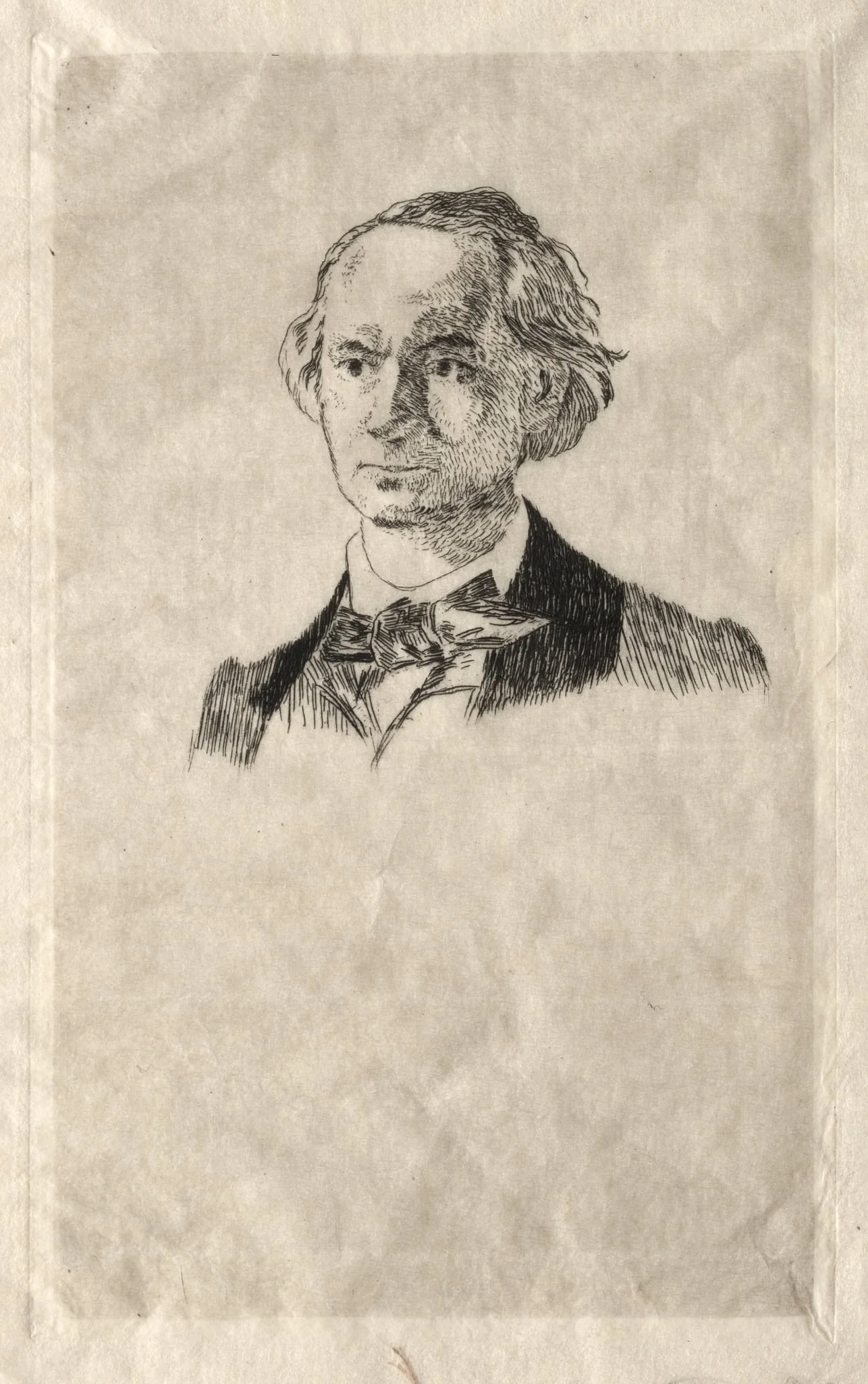 Charles Baudelaire, by Edouard Manet, 1865