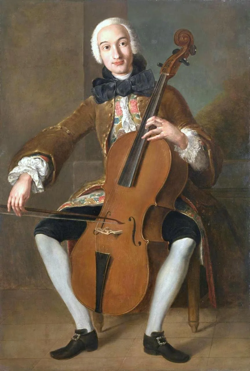 Luigi Boccherini, by Pompeo Batoni, oil, 1764