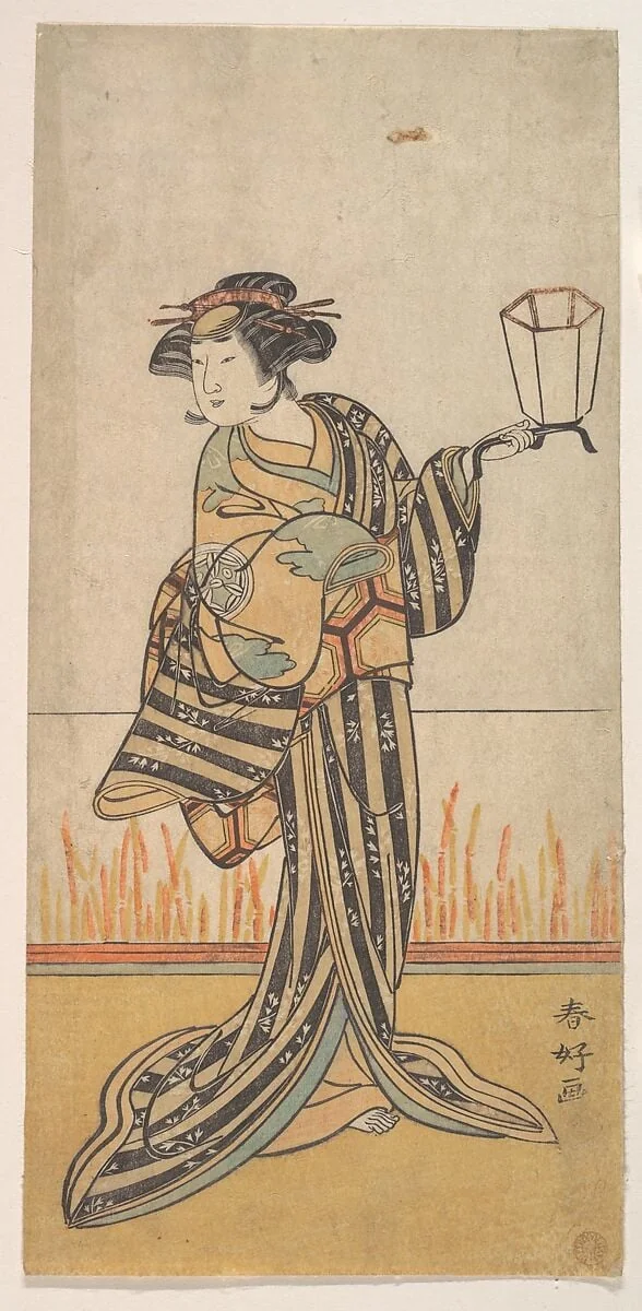 Untitled, by Katsukawa Shunkō, ink, 1774