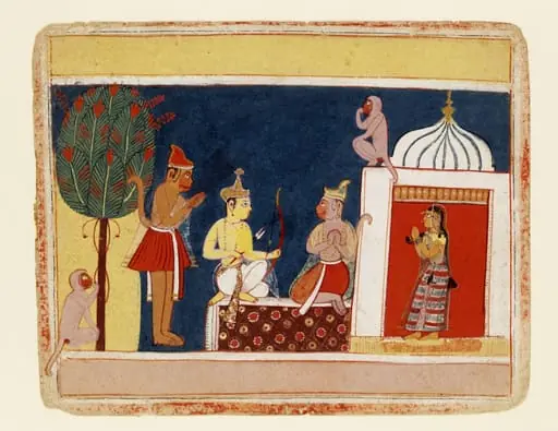 Hanuman and Rama