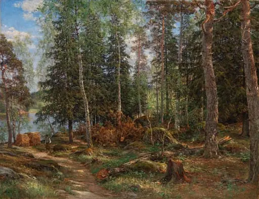 Metsänsisusta, aihe Laajasalosta, Helsingistä