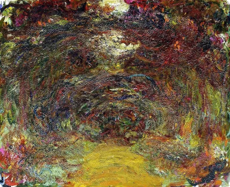 L'allée des rosiers