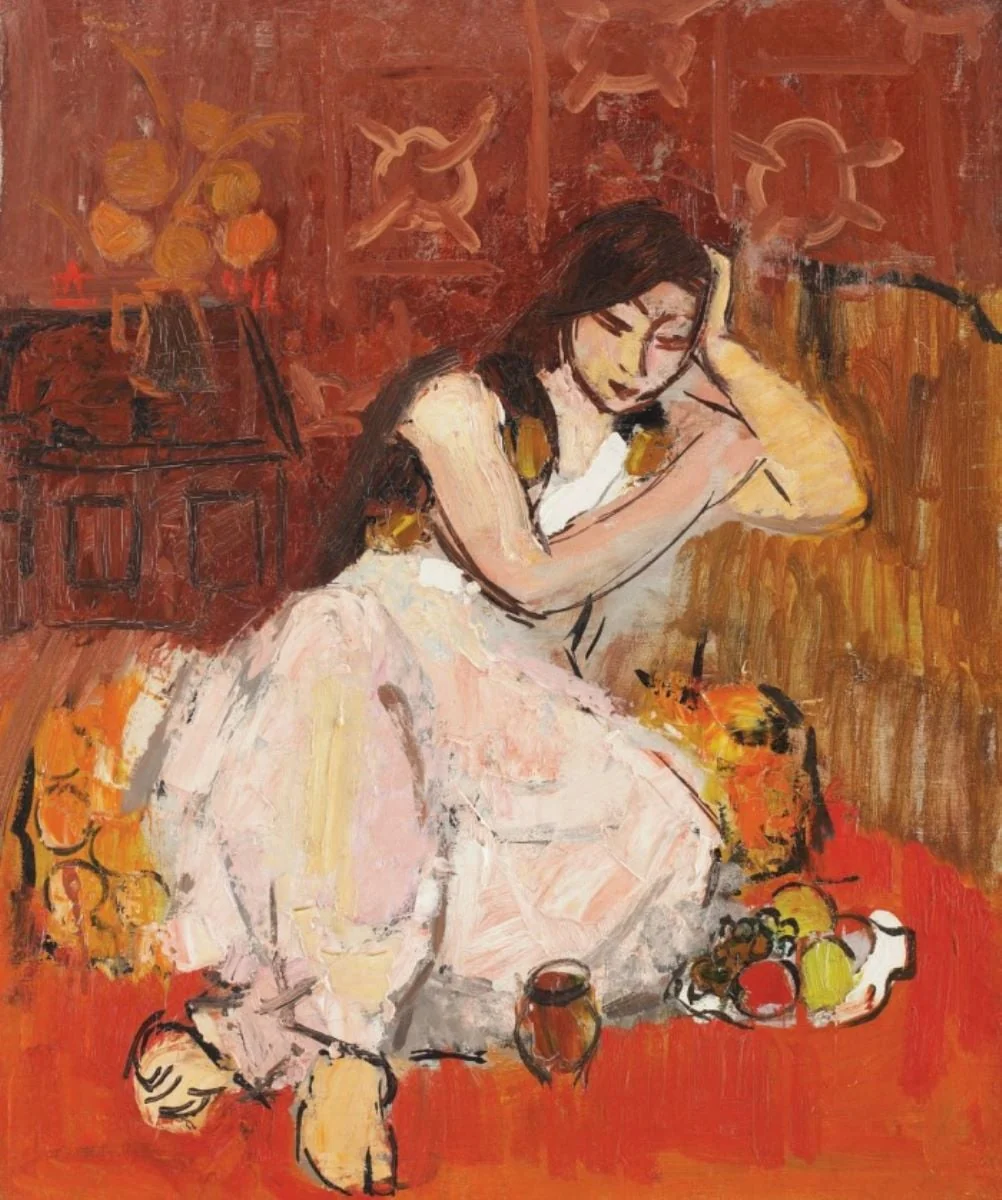 Odaliscă, by Alexandru Ciucurencu, 1950