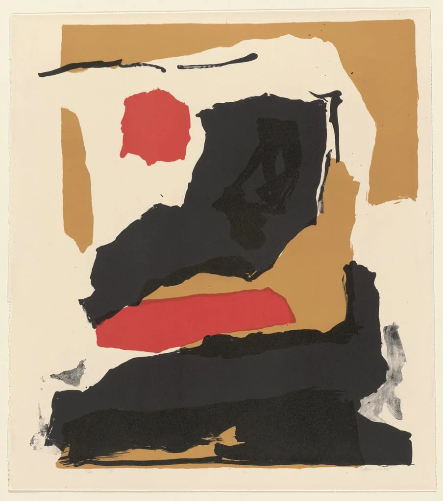 Untitled, by Esteban Vicente, ink, 1965