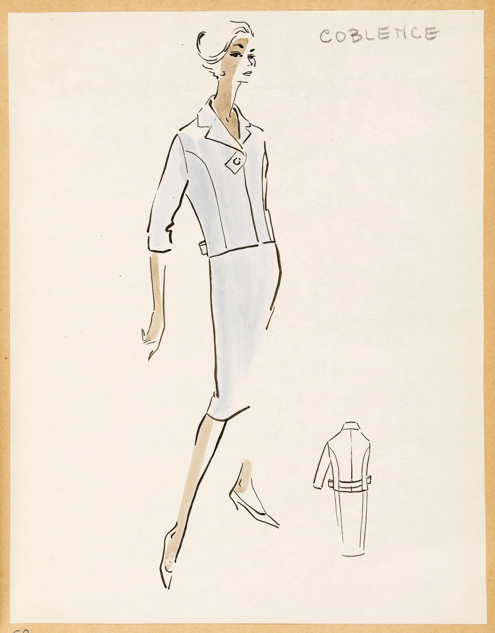 Coblence, by Carven, 1957