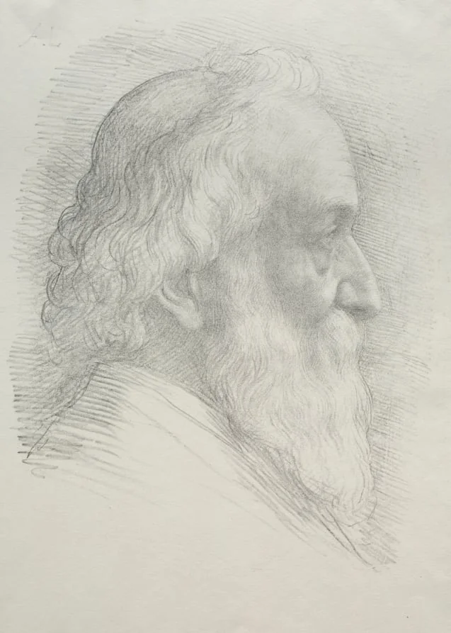 Self-Portrait (10th Plate), by Alphonse Legros, 1884